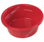 Таз круглый 11л красный (d39 h14см) (20) 