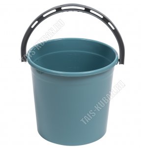 Ведро 10л  бирюз-син (d26 h25см) с мер.дел (25) 