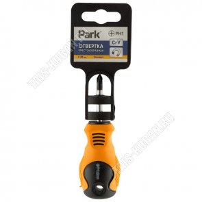 Отвертка Standart крестообр. PH1х38мм, магн.наконеч.,сталь CrV (12) 