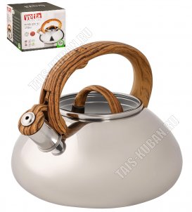 Чайник нерж 3,0л цельнолитое дно (6) 