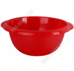 Таз круглый 6,5л с ручками, красный (d32 h14,5см) (40) 