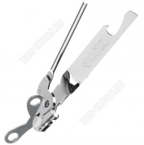 Открывалка д/консервов 2в1 L22см,нерж,блистер (36) 