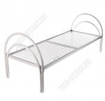 Кровать до 180кг, основание ложе ОЦИНКОВАННАЯ СЕТКА,метал.каркас (200х80х89см спальн.193,6х79,6см) 