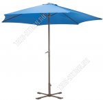 Зонт садовый d270см (6спиц), h240cм, d стойки 38мм, цв.синий.