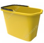 Ведро прям. 9,5л с носик,желтый (35х22 h25см) (25) 