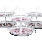 Фруктовница 2-х яр, кругл (d25/30 h26см) 