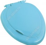 Сиденье жестк. б/рисунка, голубой