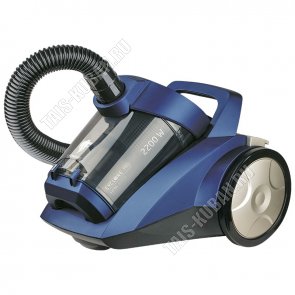 Пылесос 2200Вт. мощн.всас.420Вт,пылесбор.3,8л.(контейнер),2насд, синий (1)