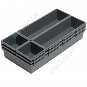 Лоток-вклад сборн.14 секц, графит, 