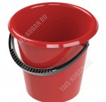 Ведро круг 8л (d29,5 h25см) красный (20) 