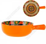 Арабеска/Солнце Востока Кокотница с ручкой d16см, п/уп (36)