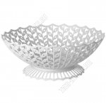 Ваза-корзинка д/хлеба, круг,белый (d22 h8,5см) (15)