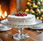 Блюдо для торта на ножке AVRORA п/у d32см h10см 