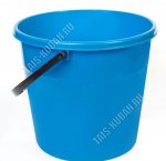Ведро хоз-ное 5л (d22 h19,5см) голубое (10) 