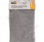 Тряпка д/пола, микрофиб. (80х100см) 220г/м2,серый (40) 