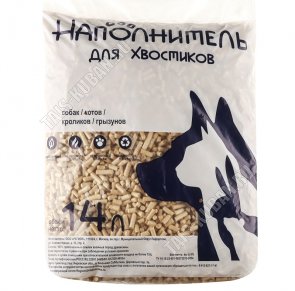 Наполнитель для лотка (древесн.гранулы) 14л (1) 