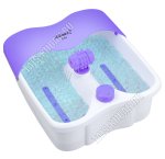 Массажная ванна д/ног 75Вт, 3режима,бел/фиол.(4)
