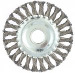 Щетка д/УШМ мет.кручен.провол.