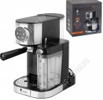 Кофеварка рожковая 1470Вт 0,7л, 15 бар,6 программ, сталь(1) 