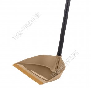 Совок мягк.кромка .24х18см,вертикал.руч L74см ,латте, Платик Репабл (20) 