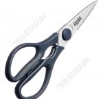 Ножницы кухон+орехокол L21см,нерж+пласт.черн.ручк (12) 