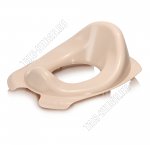 Сиденье-накладка детск,д/унитаза (39х32см) бежевый, Эльф(10) 