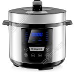 Мультиварка-скороварка 900Вт 5л,12прогрпмм,серебр/черн (2)