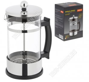Френч-пресс (стекло+нерж) 