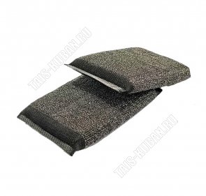 Мочалка д/эмали и тефлона Н-р 2шт (24) 