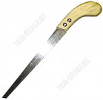 Ножовка садовая 300мм прямая с деревян.ручк (10)