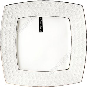 Тарелка квадрат плоская 20х20см б/уп (6) 