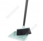 Набор Совок мягк.кромка 24х17см +Щётка L21см,ворс 8см,вертикал.ручка h73см, морск.волна 