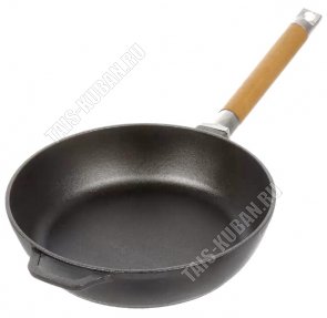 Сотейник со съемной деревянной ручкой d26см (8) 