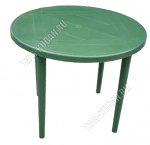 Темно-зеленый Стол круглый (d91 h71см) (45)