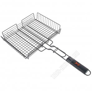 Решетка глубокая 30х23х4см с А/П,черн (2) 