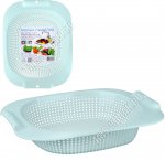 Сушилка-мойка на раковину, мятный (46х37 h11см) (50) 