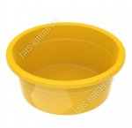 Таз кругл 19л жёлтый (d45 h18см) (20)