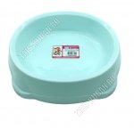 Миска д/корма 0,25л ментол,круг.(d15 h3,5см) (60)