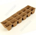 Торфяной горшочек d5 h5см, 12ячеек (д/рассады) (50) 