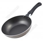 Sandy Сковорода d16 h4,5см ,золотисто-бежевый/черный,овальный борт,бакелитовая ручка,толщина стенки и дна 1,8мм (4)