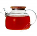 Чайник завар (стекло+бамбук) 