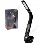 Светильник настольный h45см 5 Вт, черный/фактура-кожа (4) 