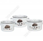 Яблоня набор кастрюль 3шт (ф.цил 1,5/2,9/4,5л)