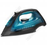 Утюг с керамической подошвой 2600Вт пар 23г/вода 350мл, цвет черный/бирюзовый (10) 