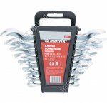 Н-р ключей рожковых 8шт.(6-22мм), CrV,хром. 