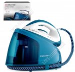 Паровая станция керам.2-х сл подошв. 2400Вт, голубой (1) 