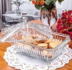 Блюдо с крышкой 26х15см h6/14см 1,4л 