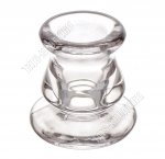 Подсвечник (стекло) на 1свечу h6см d5,5см 