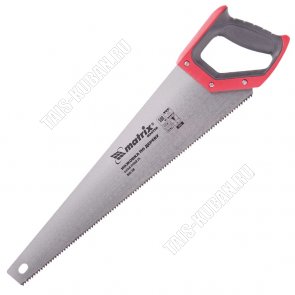 Ножовка по дереву 500мм,зуб 2D,каленыкруп.зуб 5+6TPI, 2хкомп.рук-ка 