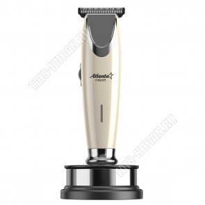 Машинка д/стрижки на подстав.(аккум 600mAh) 4насад, белый (20) 
